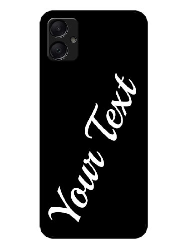 Custom Galaxy M05 Custom Glass Phone Case - With Your Name Design
