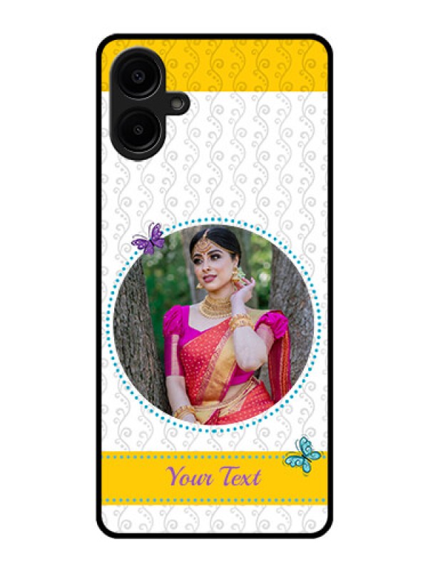Custom Galaxy M06 Custom Glass Phone Case - Girls Premium Case Design
