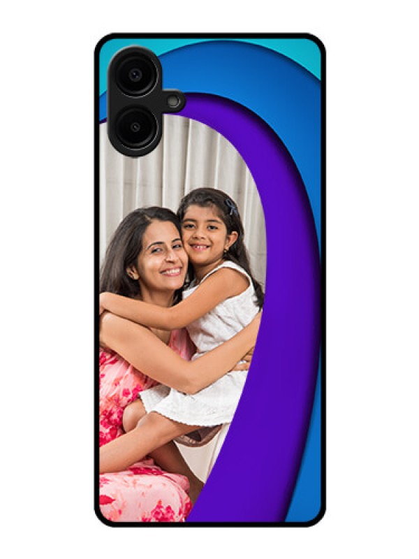 Custom Galaxy M06 Custom Glass Phone Case - Simple Pattern Design