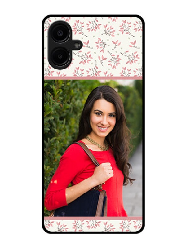 Custom Galaxy M06 Custom Glass Phone Case - Stunning Floral Design
