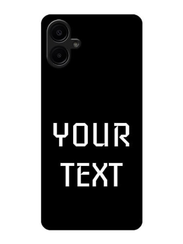 Custom Galaxy M06 Custom Glass Phone Case - Your Name Design