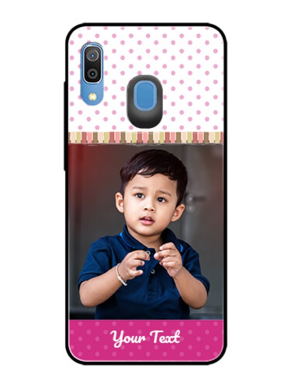 Custom Galaxy M10s Photo Printing on Glass Case  - Cute Girls Cover Design