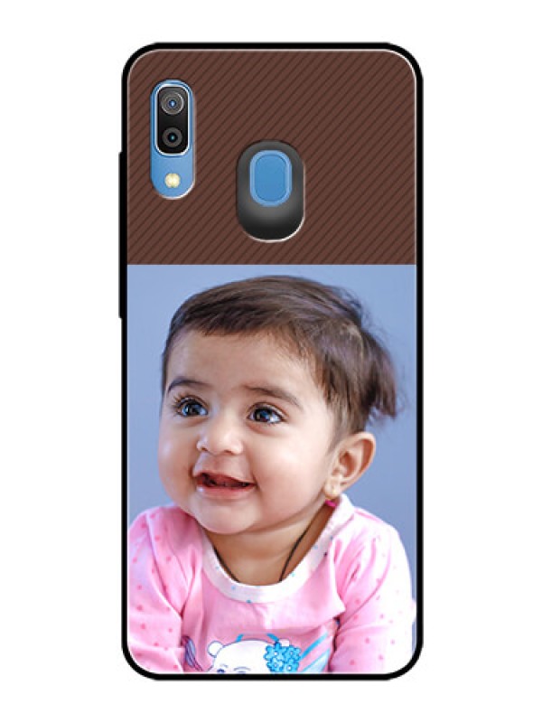 Custom Galaxy M10s Custom Glass Mobile Case  - Elegant Case Design
