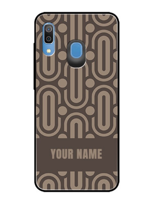 Custom Galaxy M10s Custom Glass Phone Case - Captivating Zero Pattern Design