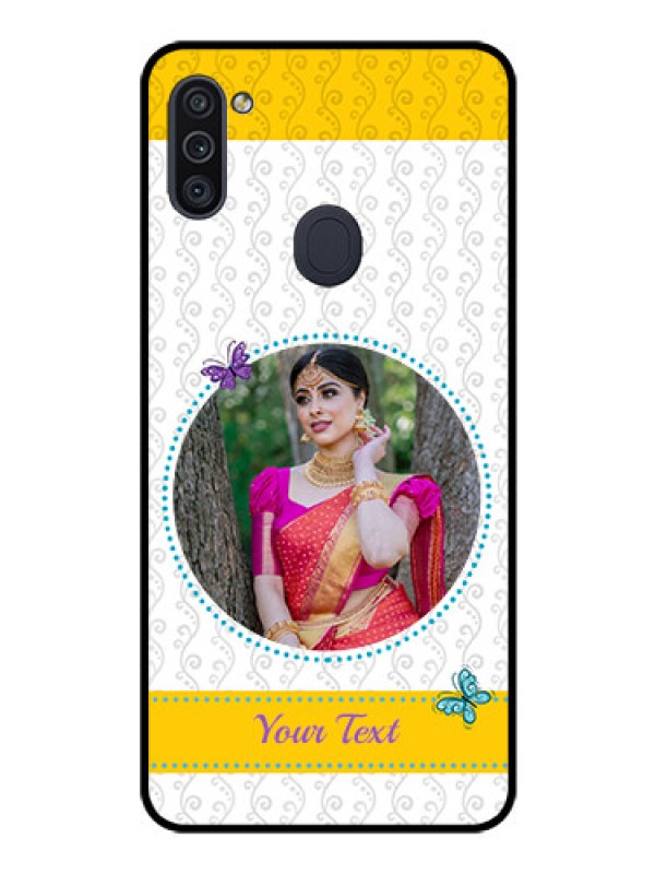 Custom Galaxy M11 Custom Glass Mobile Case - Girls Premium Case Design