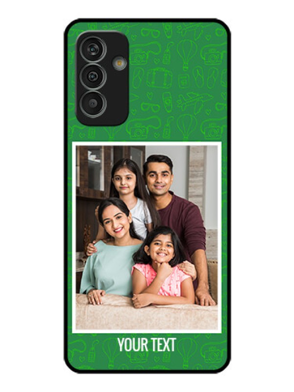 Custom Galaxy M13 4G Personalized Glass Phone Case - Picture Upload Design