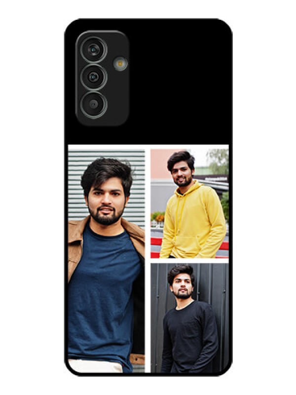 Custom Galaxy M13 4G Photo Printing on Glass Case - Upload Multiple Picture Design