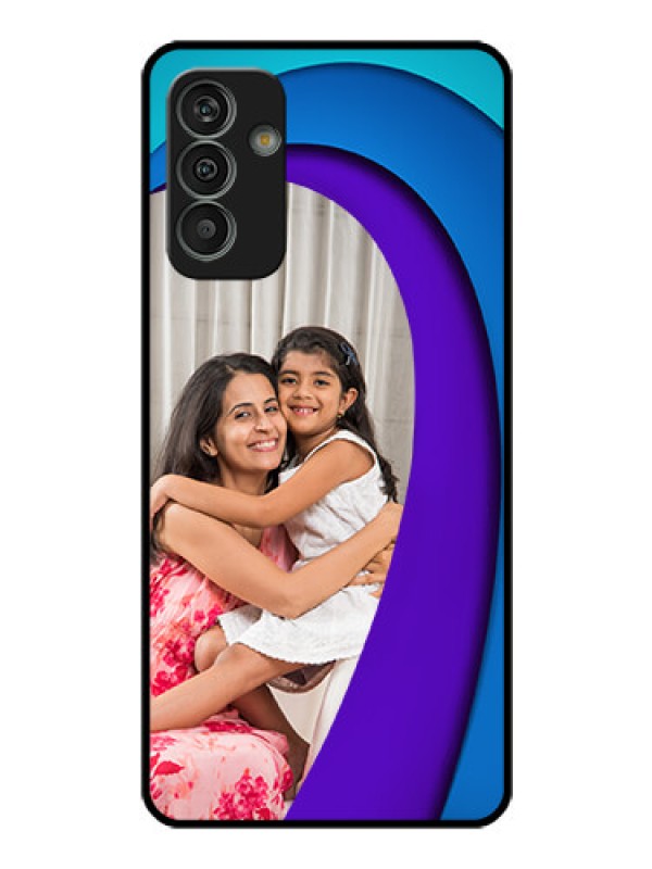 Custom Galaxy M13 4G Photo Printing on Glass Case - Simple Pattern Design