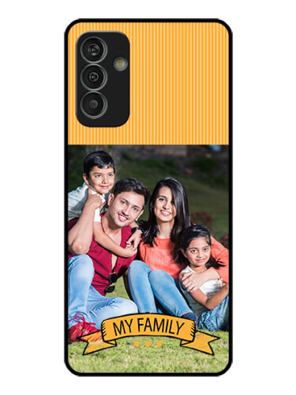 Custom Galaxy M13 4G Custom Glass Phone Case - My Family Design