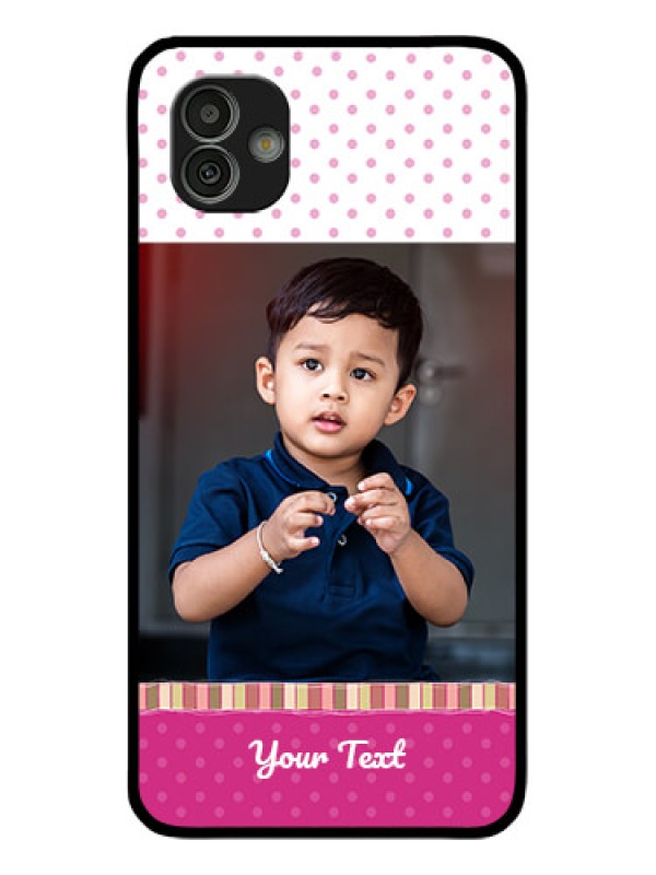 Custom Samsung Galaxy M13 5G Photo Printing on Glass Case - Cute Girls Cover Design