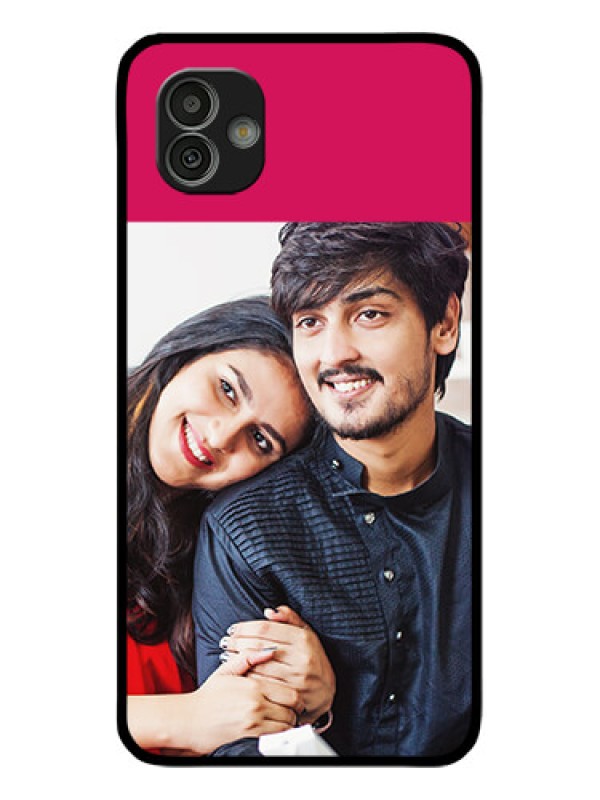 Custom Samsung Galaxy M13 5G Custom Glass Mobile Case - Anniversary Cover Design