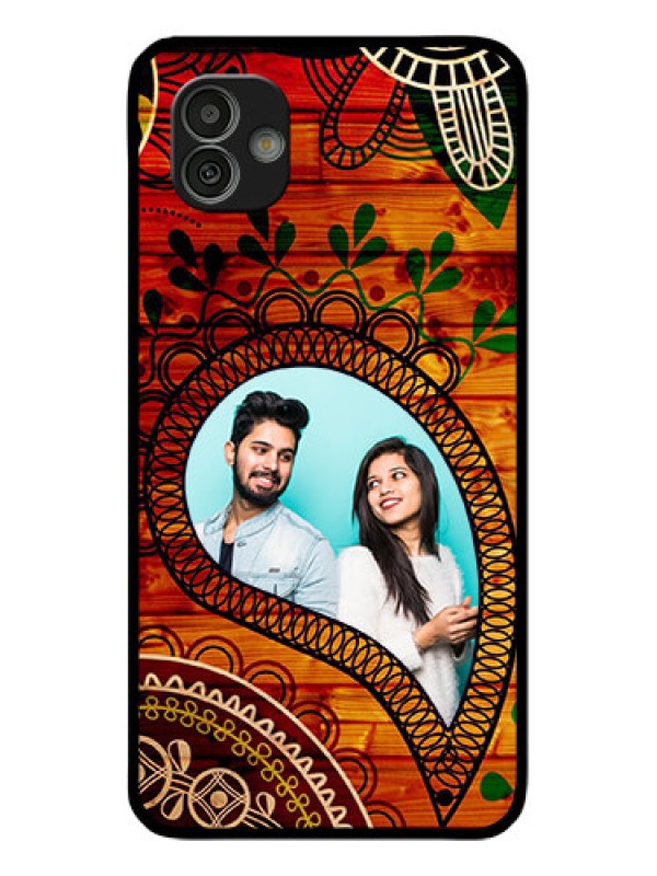 Custom Samsung Galaxy M13 5G Personalized Glass Phone Case - Abstract Colorful Design