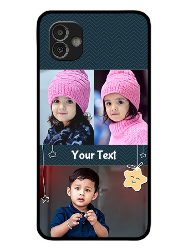 Custom Samsung Galaxy M13 5G Custom Glass Mobile Case - Hanging Stars Design