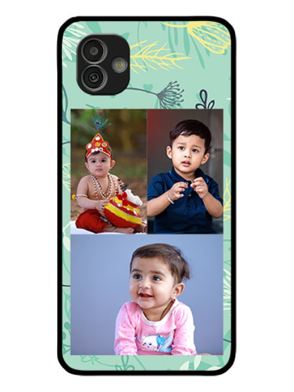 Custom Samsung Galaxy M13 5G Photo Printing on Glass Case - Forever Family Design