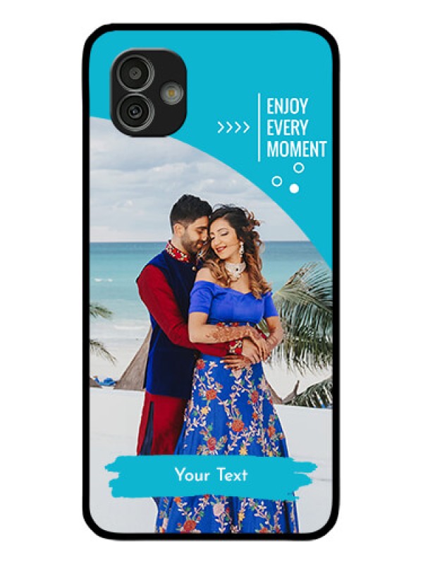 Custom Samsung Galaxy M13 5G Custom Glass Mobile Case - Happy Moment Design