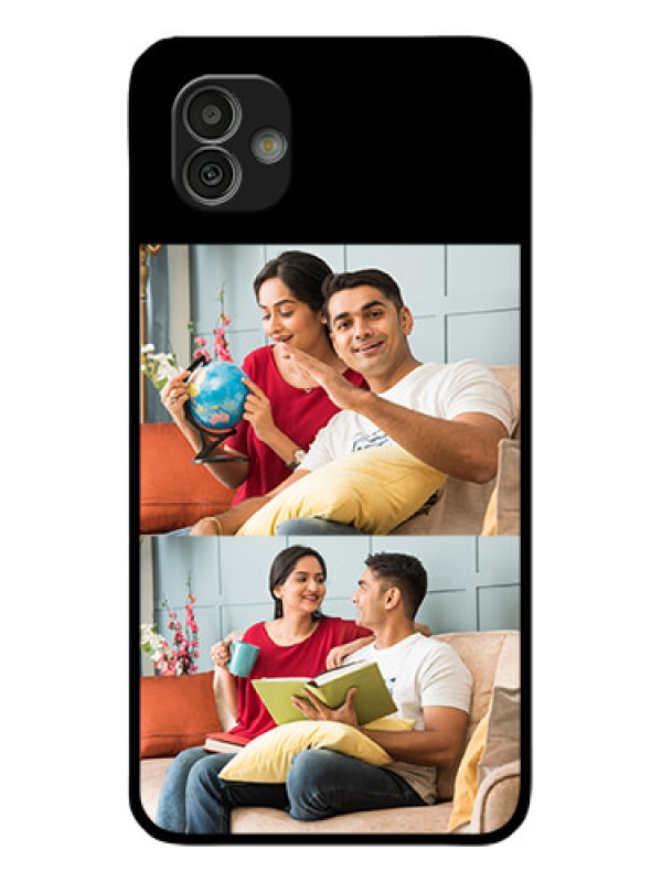 Custom Samsung Galaxy M13 5G 2 Images on Glass Phone Cover