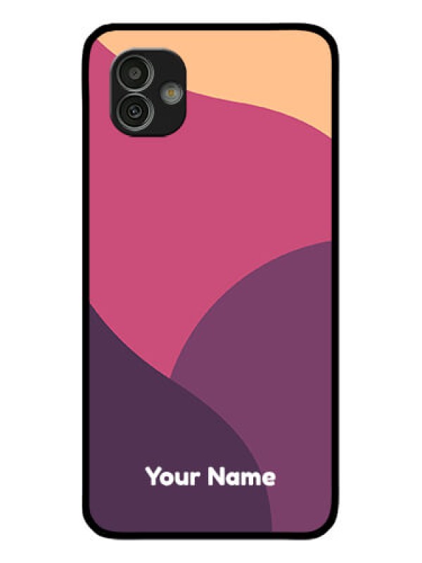 Custom Galaxy M13 5G Custom Glass Phone Case - Mixed Multi-colour abstract art Design