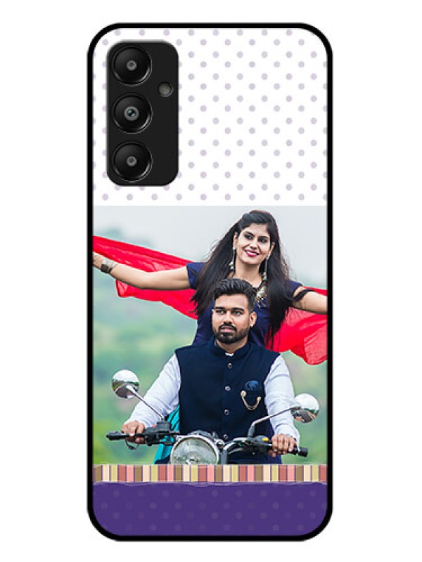 Custom Galaxy M14 4G Custom Glass Phone Case - Cute Family Design