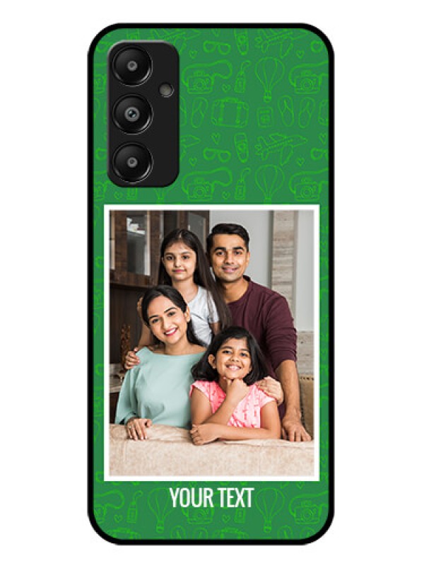 Custom Galaxy M14 4G Custom Glass Phone Case - Picture Upload Design