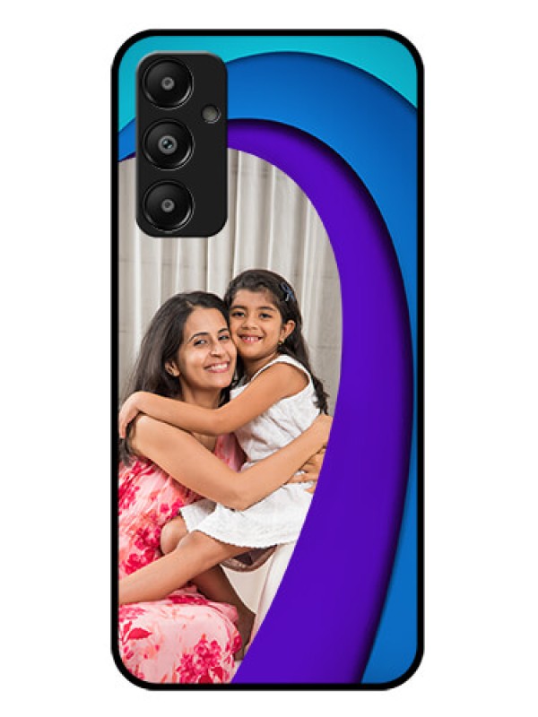 Custom Galaxy M14 4G Custom Glass Phone Case - Simple Pattern Design