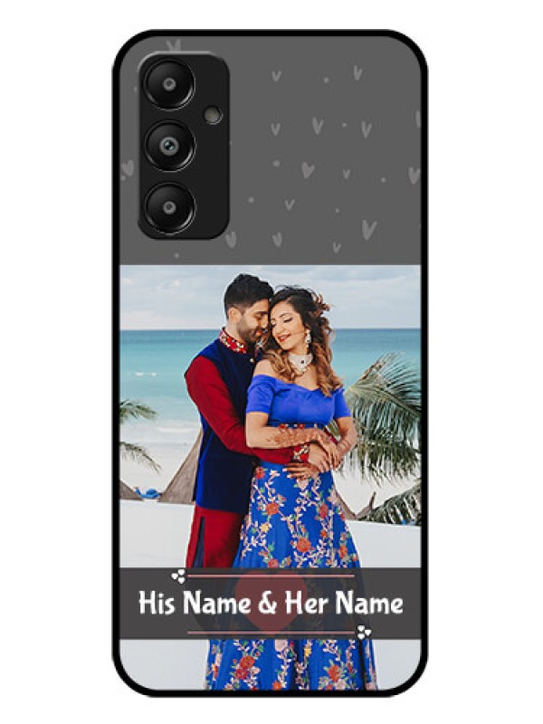 Custom Galaxy M14 4G Custom Glass Phone Case - Buy Love Design With Photo Online