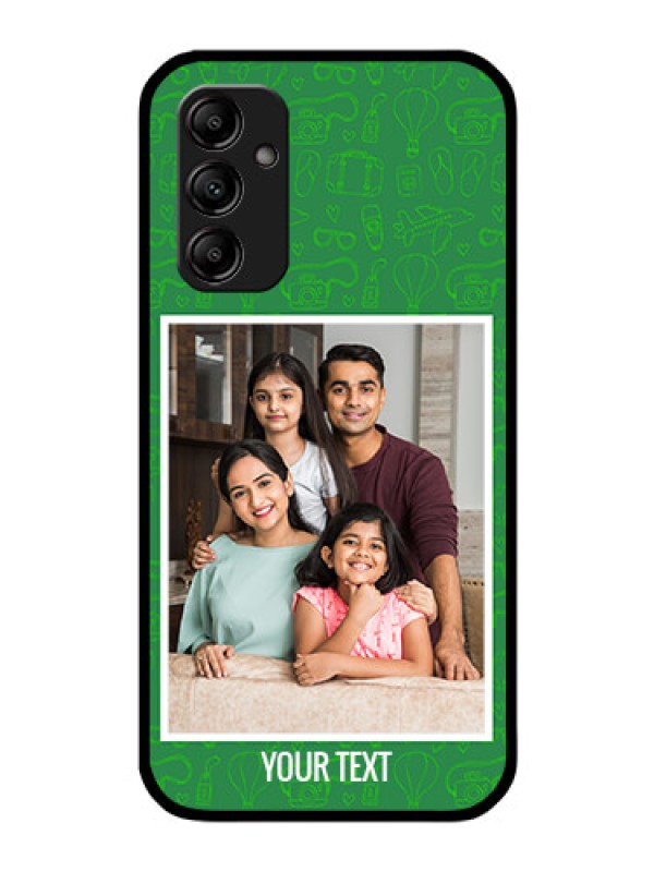 Custom Galaxy M14 5G Personalized Glass Phone Case - Picture Upload Design