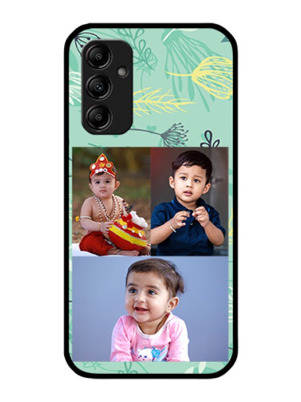 Custom Galaxy M14 5G Photo Printing on Glass Case - Forever Family Design