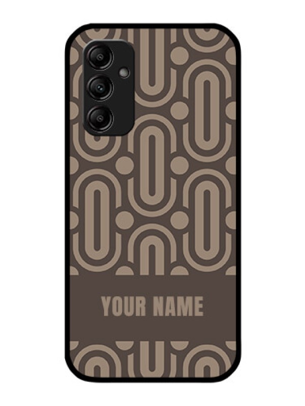 Custom Galaxy M14 5G Custom Glass Phone Case - Captivating Zero Pattern Design