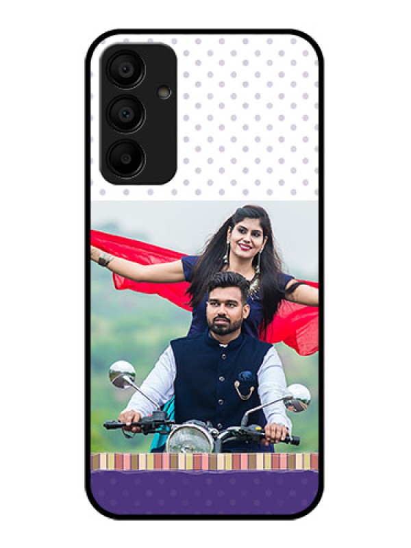 Custom Galaxy M15 5G Custom Glass Phone Case - Cute Family Design