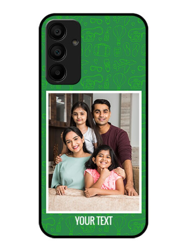 Custom Galaxy M15 5G Custom Glass Phone Case - Picture Upload Design