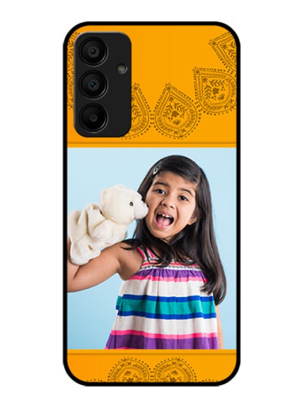 Custom Galaxy M15 5G Custom Glass Phone Case - Photo Wedding Design