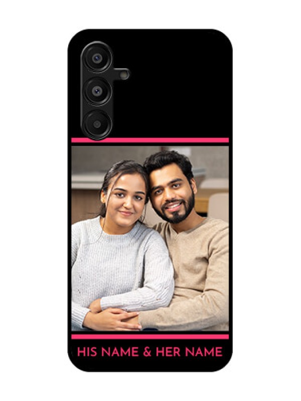 Custom Galaxy M16 5G Custom Glass Phone Case - With Add Text Design