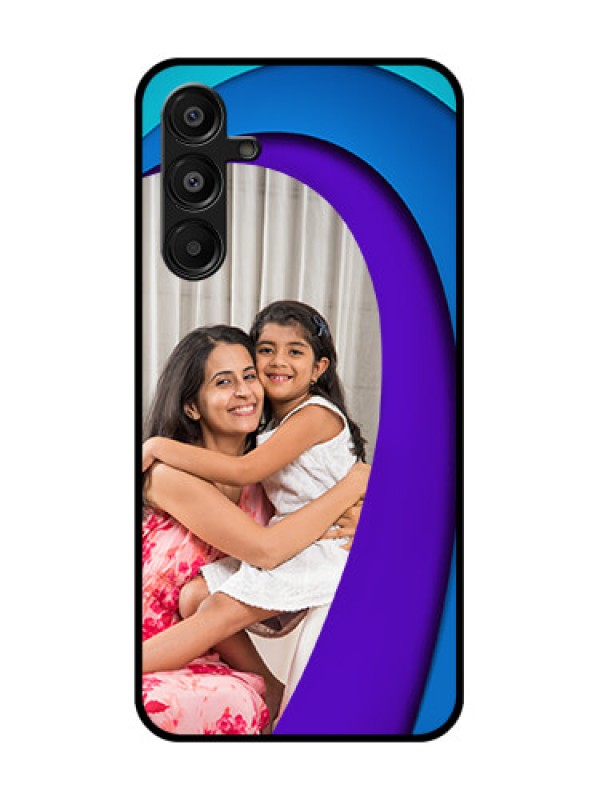 Custom Galaxy M16 5G Custom Glass Phone Case - Simple Pattern Design