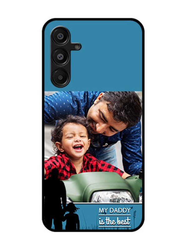Custom Galaxy M16 5G Custom Glass Phone Case - Best Dad Design