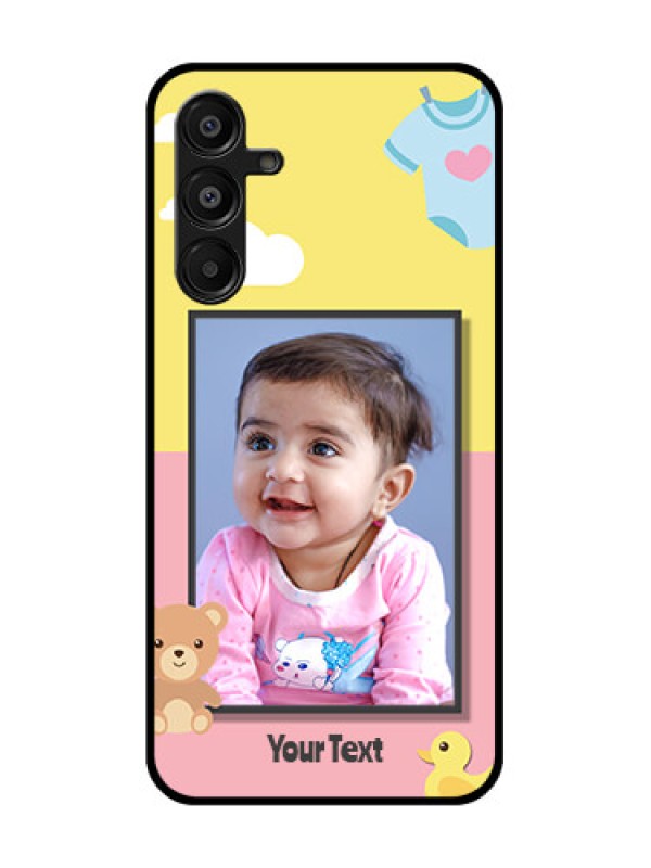 Custom Galaxy M16 5G Custom Glass Phone Case - Kids 2 Color Design
