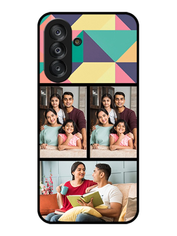 Custom Samsung Galaxy M17 5G Custom Glass Phone Case - Bulk Pic Upload Design