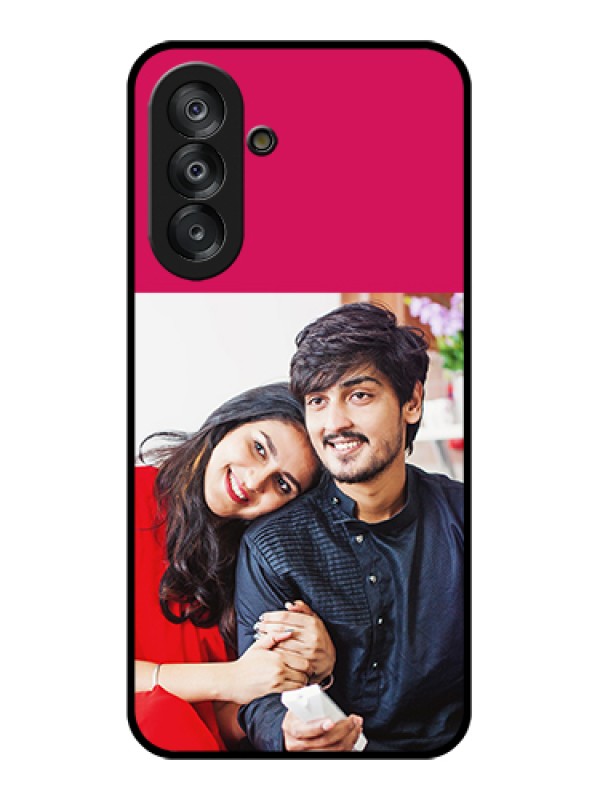 Custom Samsung Galaxy M17 5G Custom Glass Phone Case - Anniversary Cover Design