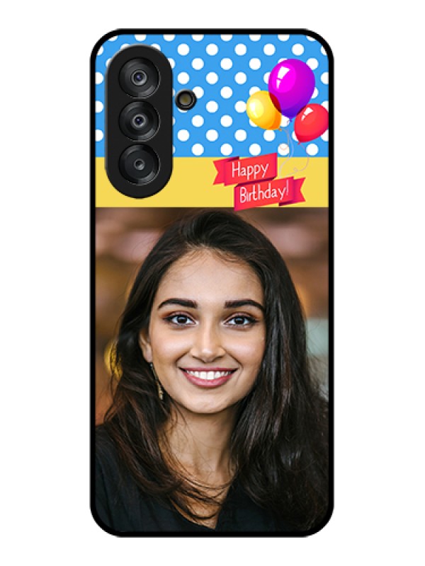 Custom Samsung Galaxy M17 5G Custom Glass Phone Case - Happy Birthday Design