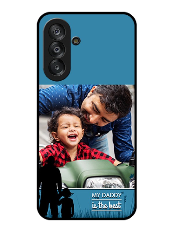 Custom Samsung Galaxy M17 5G Custom Glass Phone Case - Best Dad Design