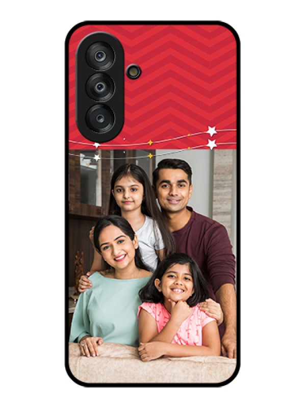 Custom Samsung Galaxy M17 5G Custom Glass Phone Case - Happy Family Design
