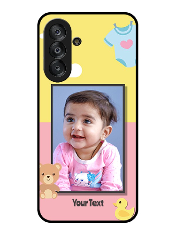 Custom Samsung Galaxy M17 5G Custom Glass Phone Case - Kids 2 Color Design