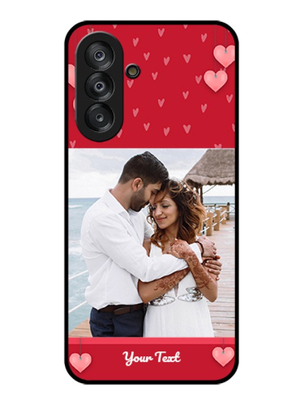 Custom Samsung Galaxy M17 5G Custom Glass Phone Case - Valentines Day Design