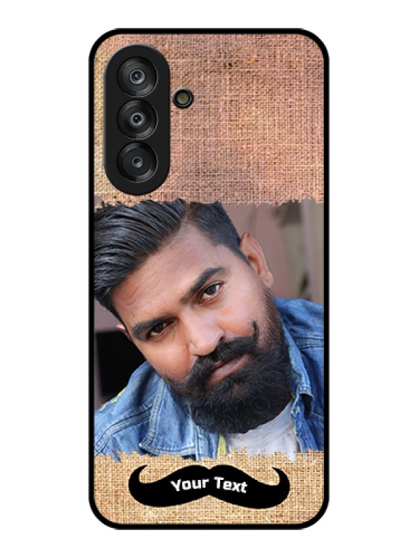 Custom Samsung Galaxy M17 5G Custom Glass Phone Case - With Texture Design