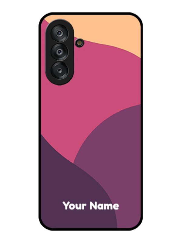 Custom Samsung Galaxy M17 5G Custom Glass Phone Case - Mixed Multi - Colour Abstract Art Design