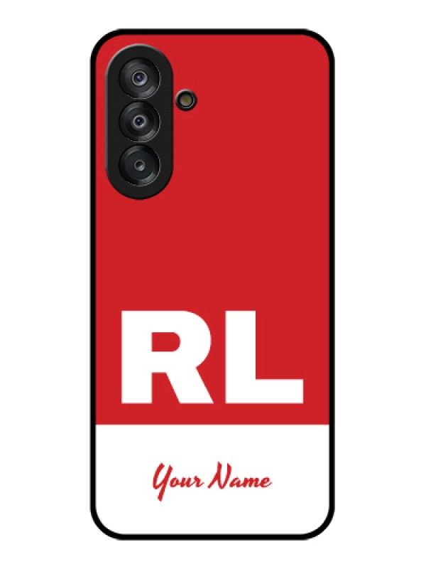 Custom Samsung Galaxy M17 5G Custom Glass Phone Case - Dual Tone Custom Text Design