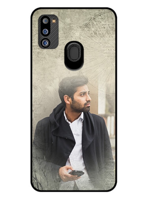 Custom Galaxy M21 2021 Edition Custom Glass Phone Case - with vintage design