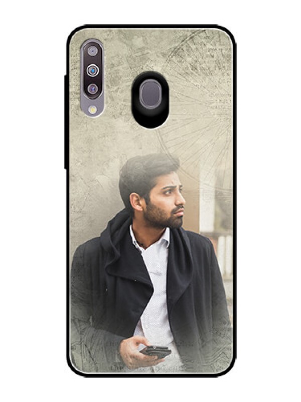 Custom Samsung Galaxy M30 Custom Glass Phone Case  - with vintage design