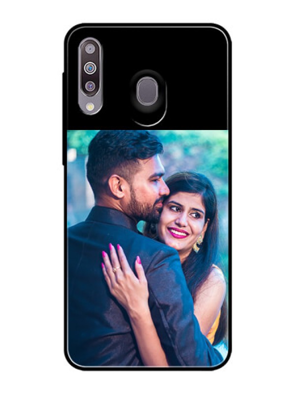 Custom Galaxy M30 Custom Glass Phone Case - Upload Full Picture With Custom Color Design