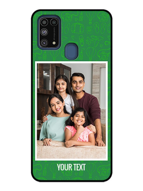 Custom Galaxy M31 Personalized Glass Phone Case  - Picture Upload Design