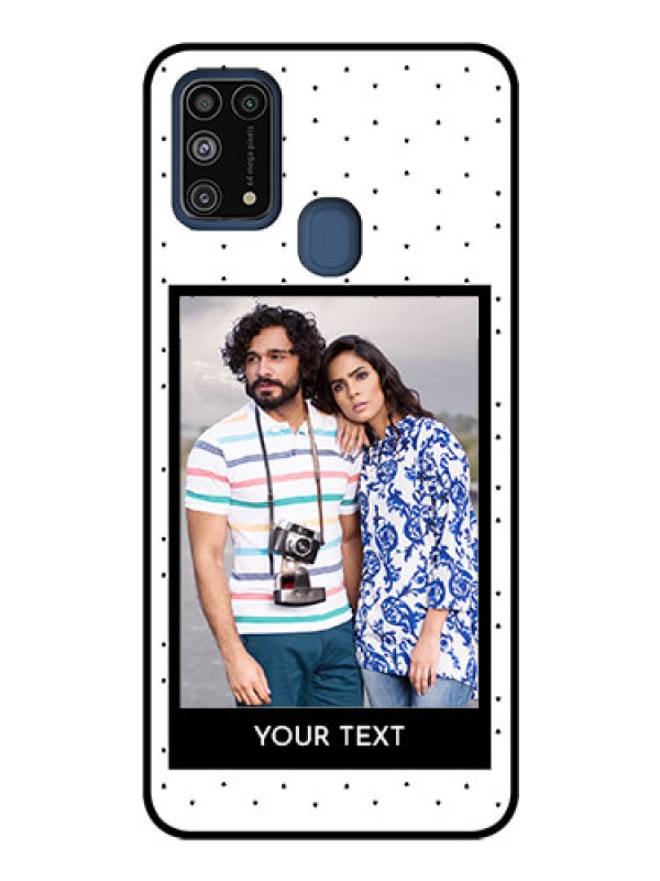 Custom Galaxy M31 Photo Printing on Glass Case  - Premium Design